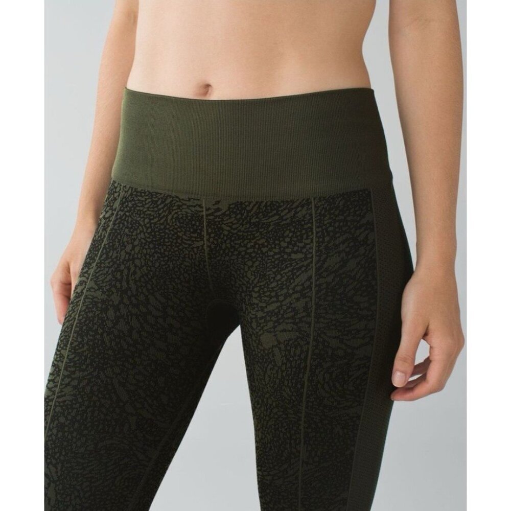 Lululemon Ebb to street pant, Leggings, Gater green,W5I62S, woman's